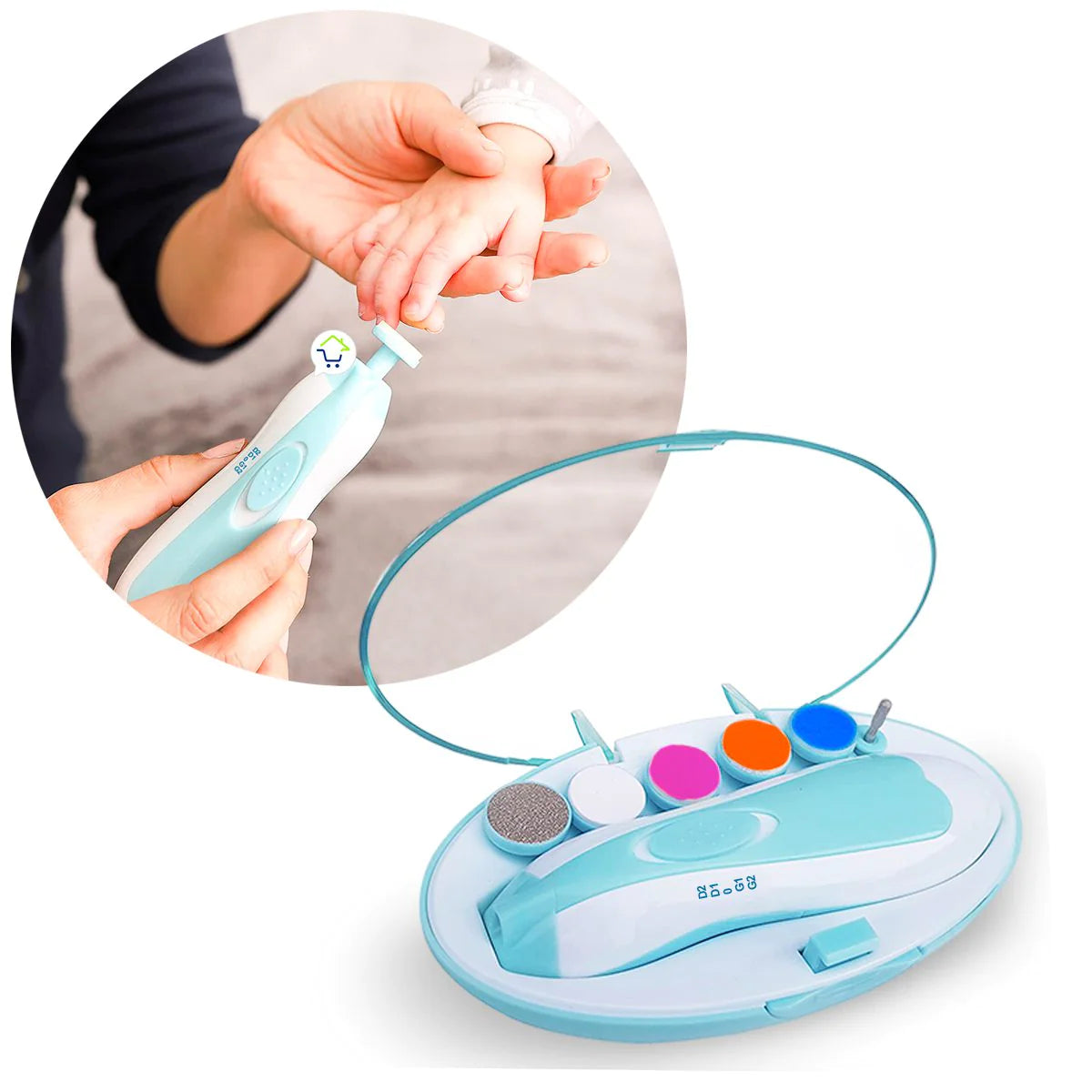 LIMA ELÉCTRICA DE UÑAS PARA BEBES