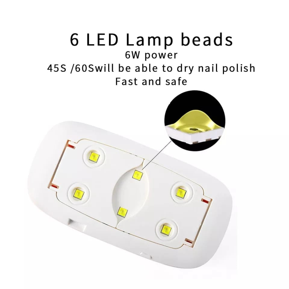 Mini Lámpara Sun Tornasol UV Para Uñas