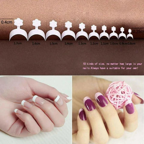 KIT DE UÑAS FRANCESAS
